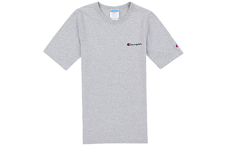 Champion Champion T Shirt US Version Unisex Light Gray