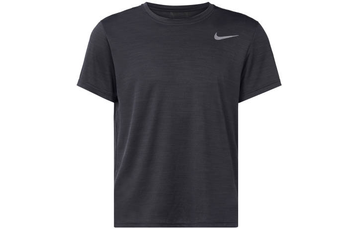 Nike Nike T Shirts Men's Black Crew Neck Moderate Straight Fit
