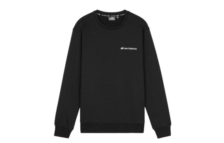 New Balance New Balance Sweatshirts Men's Black Crew Neck Moderate Regular