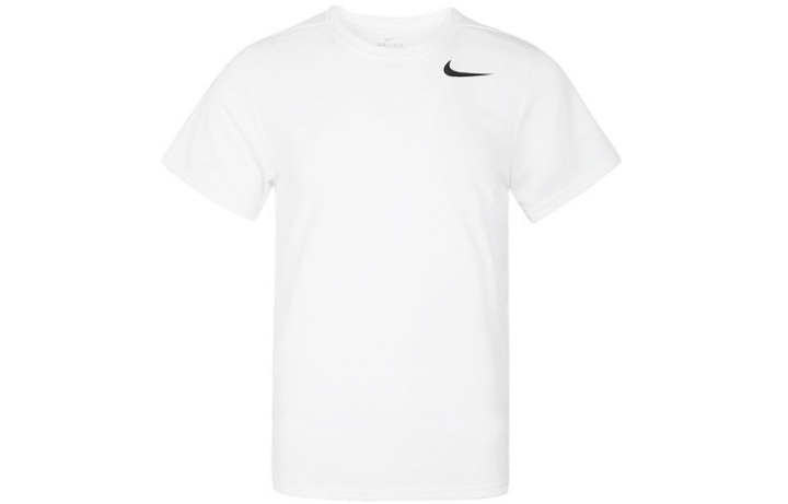 Nike Nike T Shirts Men's White Crew Neck Moderate Straight Fit