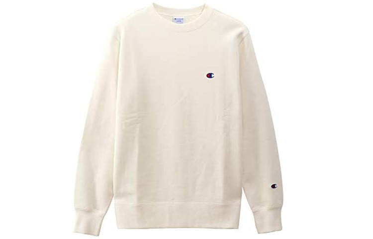 Champion Small C Champion Logo Crew Neck Fleece Lined Pullover, Japan Version Sweatshirt Unisex