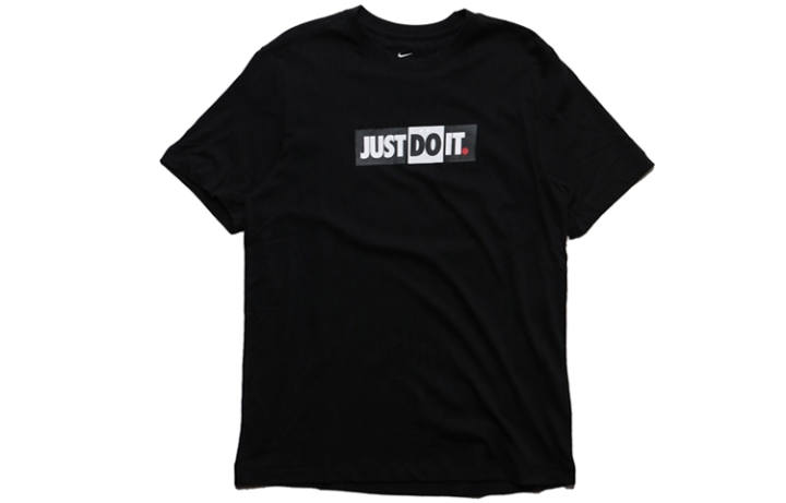 Nike Nike Sportswear JDI T Shirts Men's Black Crew Neck Moderate Straight Fit