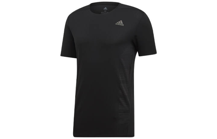 Adidas Adidas T Shirts Men's Black Crew Neck Moderate Straight Fit