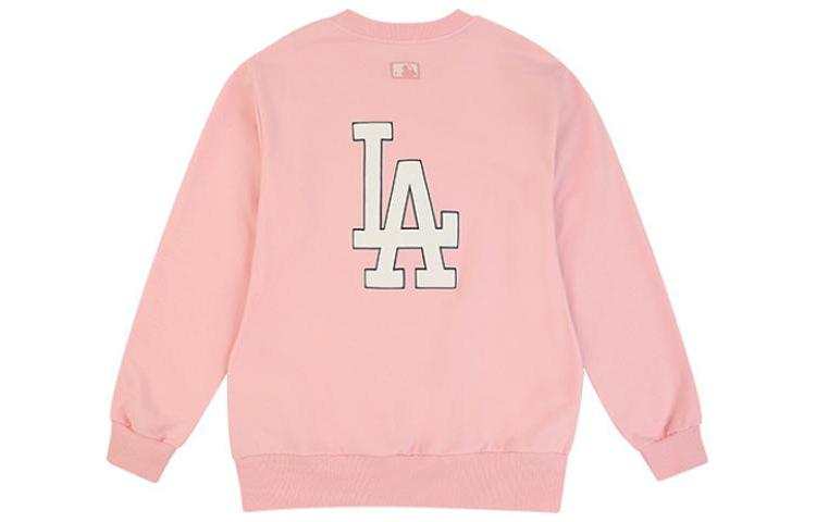 MLB Los Angeles Dodgers Sweatshirts Unisex Pink Crew Neck Moderate Other