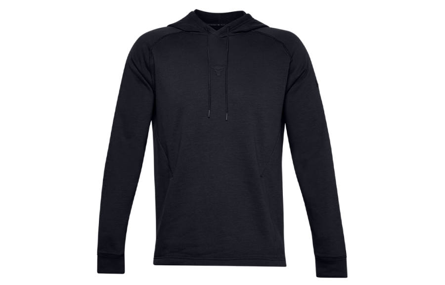 Under Armour Project Sweatshirts Men's Black Hooded Moderate Regular