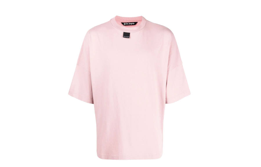 PALM ANGELS Blurred Logo Oversized T Shirt