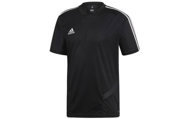 Adidas Adidas T Shirts Men's Black Crew Neck Moderate Straight Fit