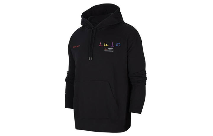 Jordan Jordan Sweatshirts Men's Black Hooded Moderate Regular