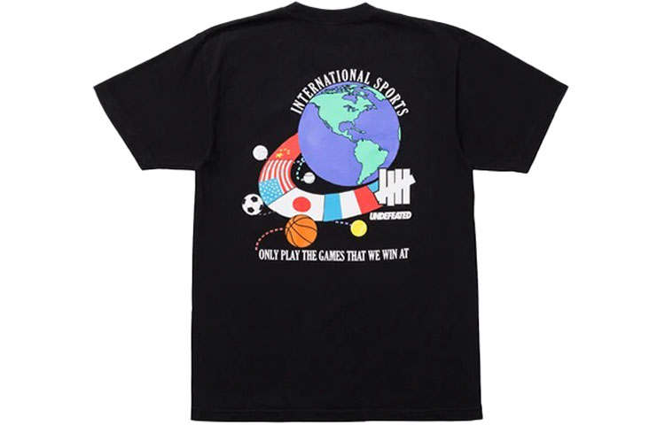 UNDEFEATED T Shirts Unisex Crew Neck Moderate Straight Fit