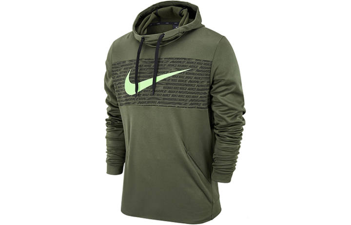 Nike Nike Sweatshirts Men's Electric Green Hooded Moderate