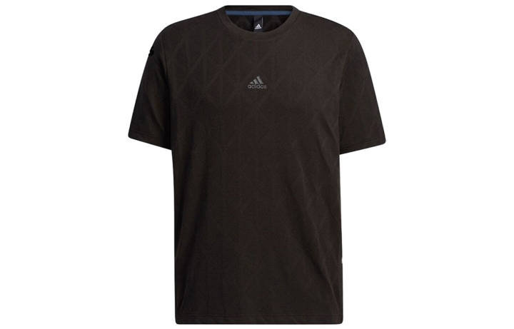Adidas Adidas Set in Sleeve T Shirt Men's Black