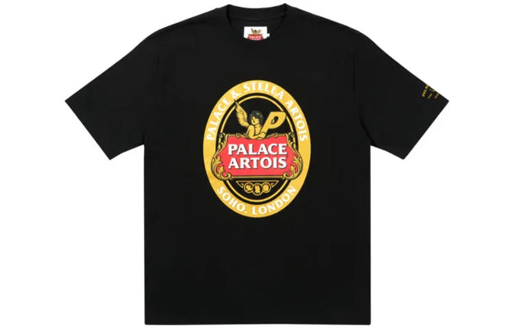 PALACE x Stella Artois FW21 T Shirt Unisex Black