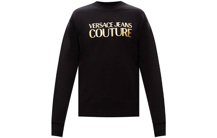 Versace Jeans Couture raised-logo cotton sweatshirt