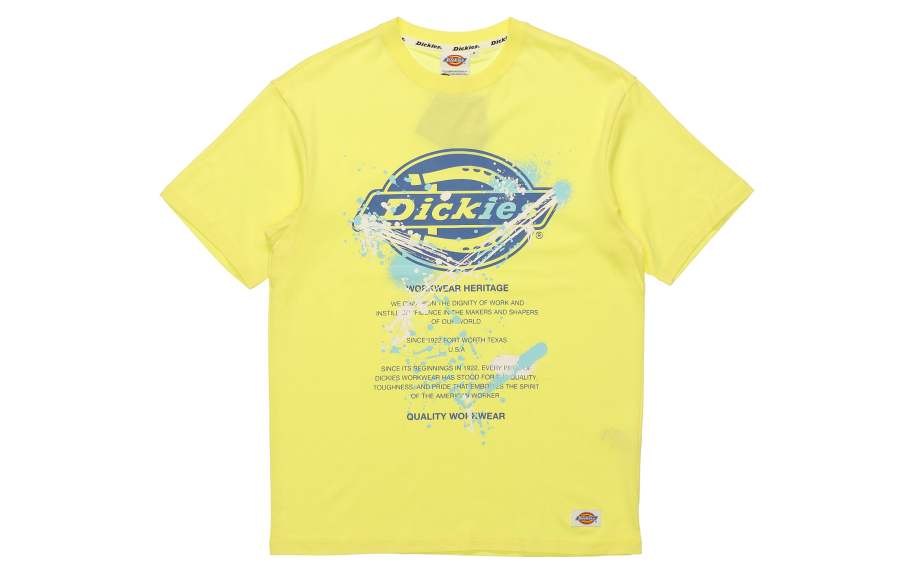 Dickies Straight Fit T Shirt Men's Light Lemon