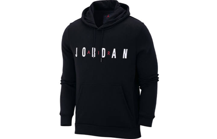 Jordan Jordan Flight Sweatshirts Men's Black Hooded Moderate Regular