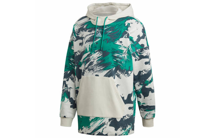 Adidas Adidas Sweatshirts Men's Multicolor/Track Gray Hooded Moderate Regular