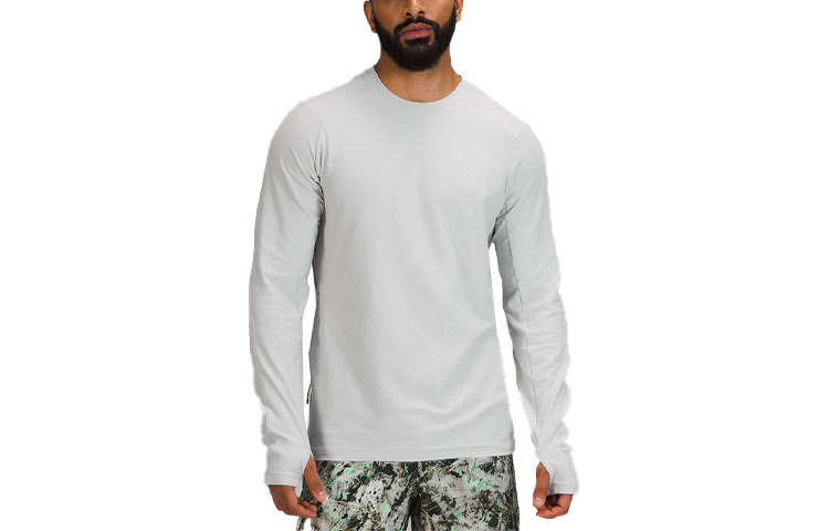 Lululemon Surge Warm T Shirt Men's Gray