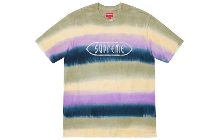 Supreme Supreme Rainbow Stripe Tee