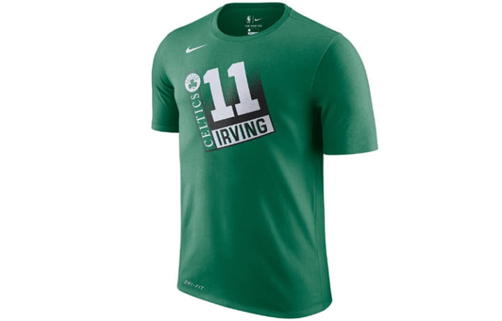Nike Nike T Shirts Men's Green Crew Neck Moderate Straight Fit