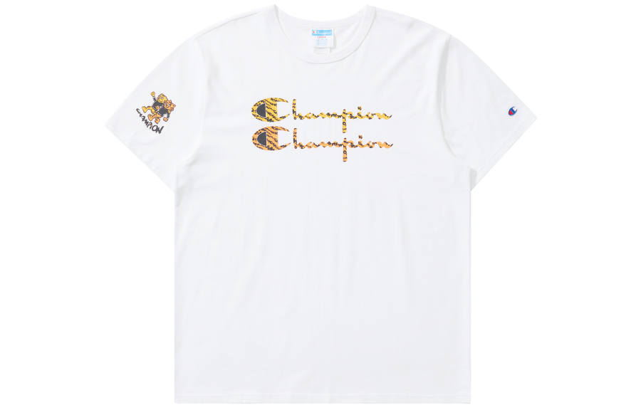 Champion T Shirts Unisex Crew Neck Moderate Straight Fit