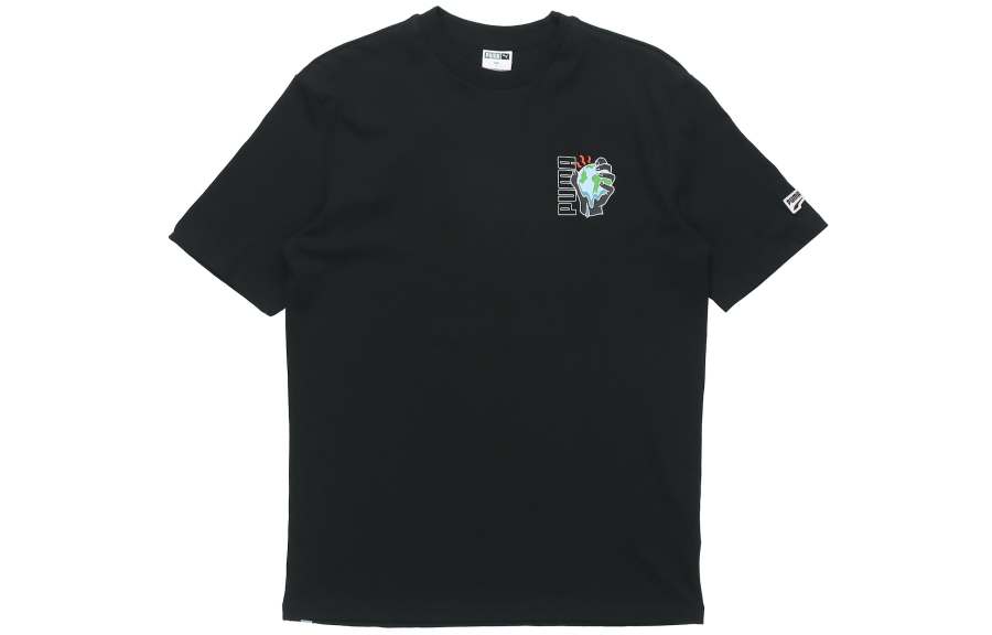PUMA Set-in Sleeve T-Shirt Men's Black