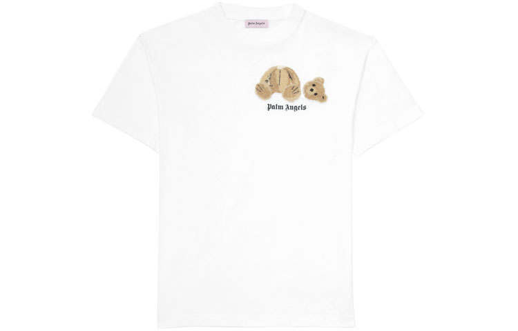PALM ANGELS Bear Applique T shirt