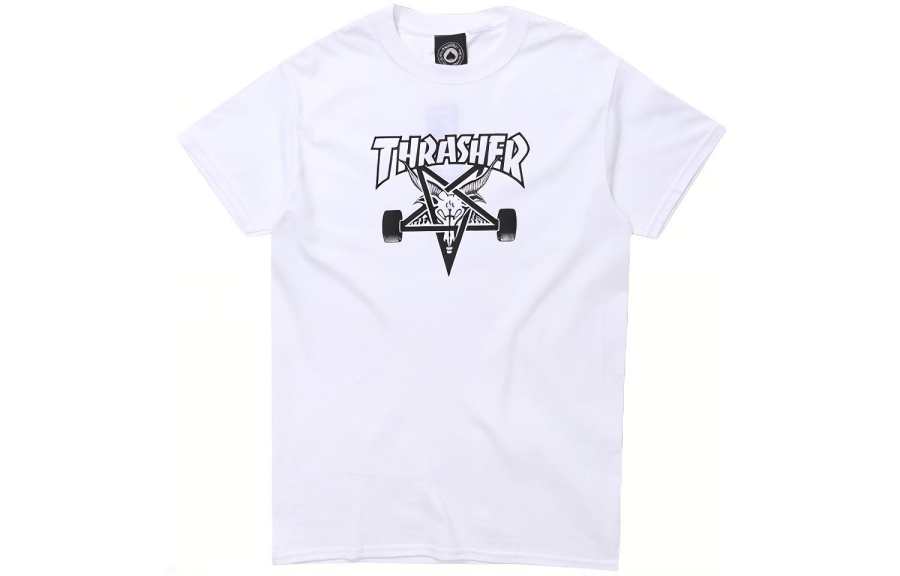 Thrasher Thrasher T Shirt US Version Unisex White