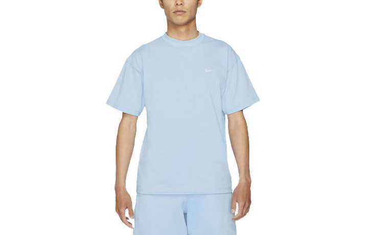 Nike Nike T Shirts Men's Blue Crew Neck Moderate