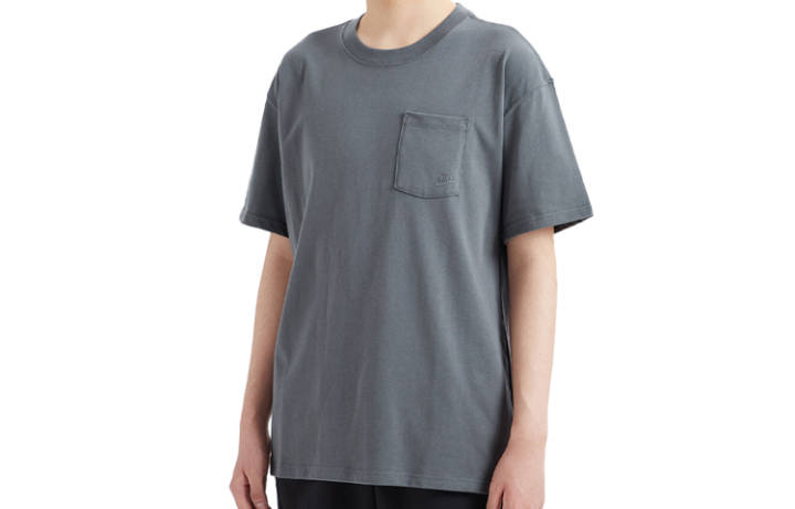 Nike Nike T Shirts Men's Gray Crew Neck Moderate Straight Fit