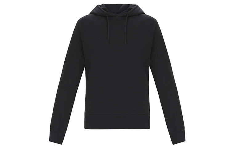 Y-3 Y 3 Sweatshirts Men's Black Hooded Moderate Regular