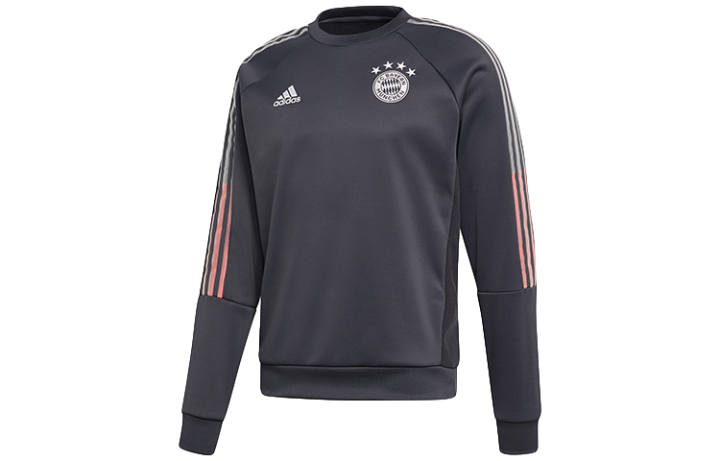 Adidas Adidas Sweatshirts Men's Gray Crew Neck Moderate Regular