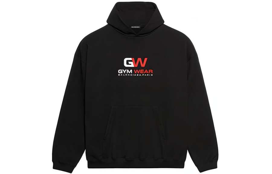 Balenciaga Gym Wear Print Hoodie