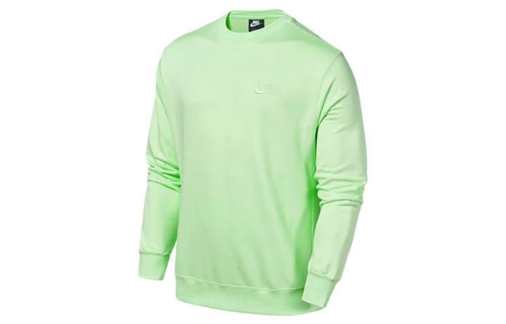 Nike Nike Sweatshirts Men's Steam Green Crew Neck Moderate Regular