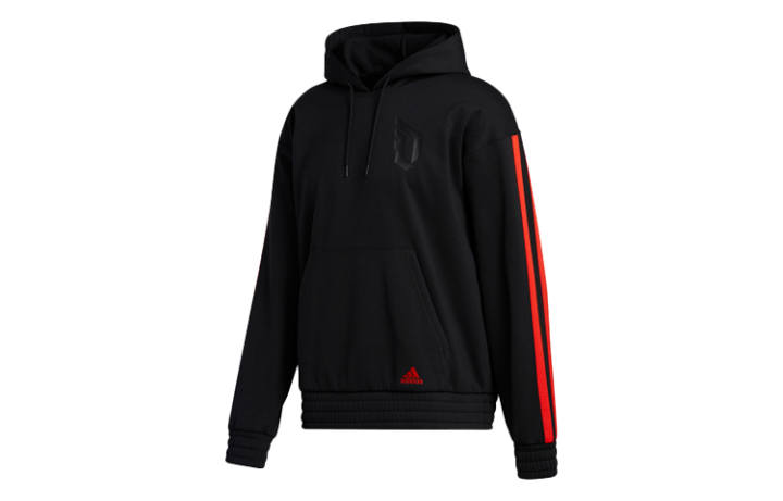 Adidas Adidas Sweatshirts Men's Black Hooded Moderate Regular