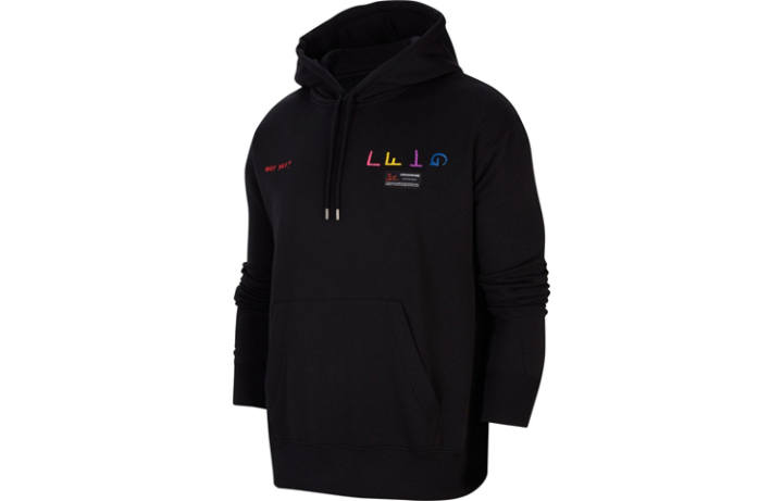 Jordan Jordan Russell Westbrook X Jordan Sweatshirts Men's Black Hooded Moderate Regular