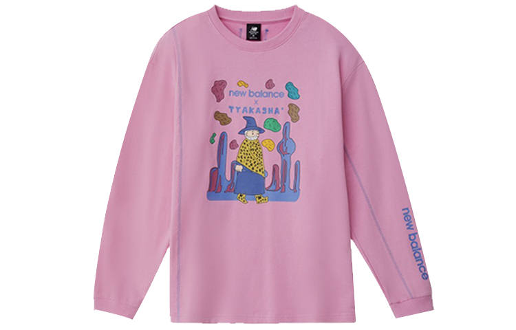 New Balance New Balance X TYAKASHA Sweatshirts Unisex Pink Crew Neck Moderate Regular