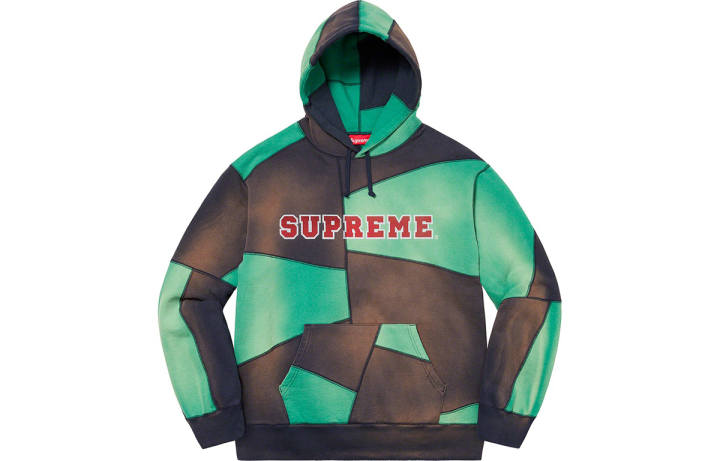 Supreme Supreme Patchwork Hooded Sweatshirt