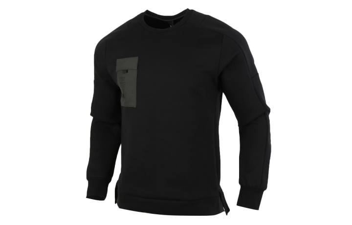 Adidas Adidas Sweatshirts Men's Black Crew Neck Moderate Regular