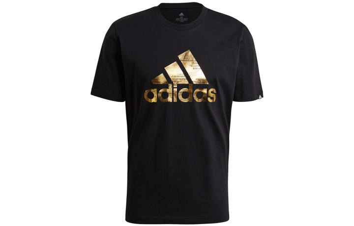 Adidas Adidas T Shirts Men's Crew Neck Moderate Straight Fit