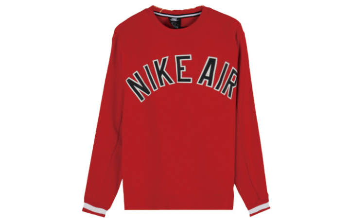 Nike Nike Sweatshirts Men's Red Crew Neck Moderate Regular