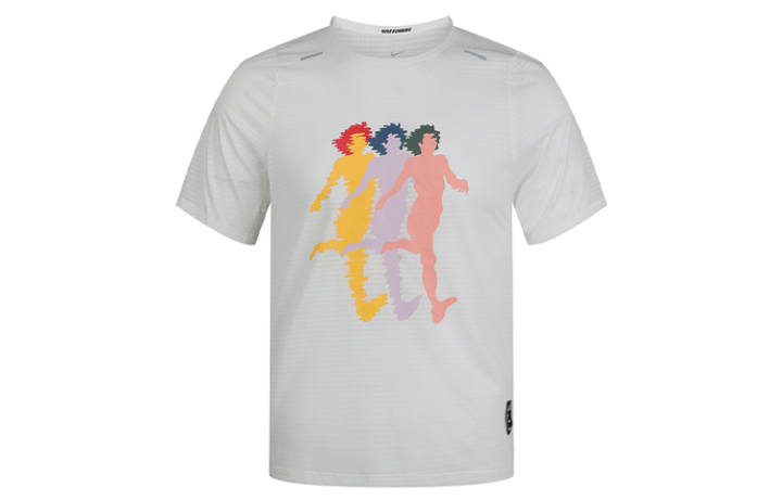 Nike Nike T Shirts Men's White Crew Neck Moderate Straight Fit