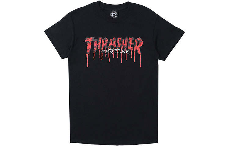 Thrasher Thrasher T Shirt US Version Unisex Black