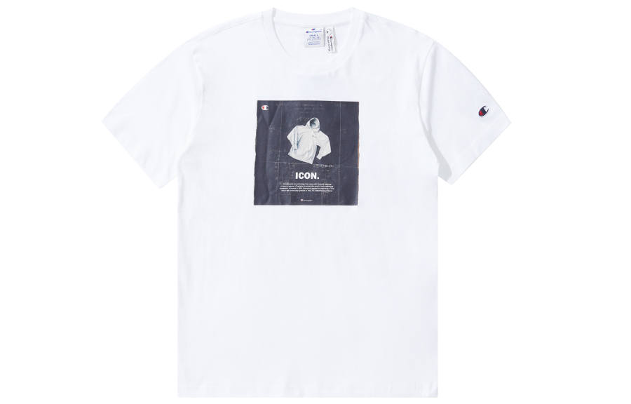 Champion FunnyTee T Shirts Unisex Crew Neck Moderate Straight Fit