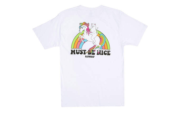 RIPNDIP T Shirts Unisex Crew Neck Moderate Straight Fit