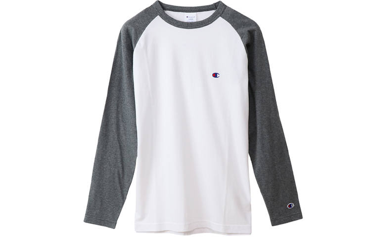 Champion T Shirt Japan Version Men's Gray White
