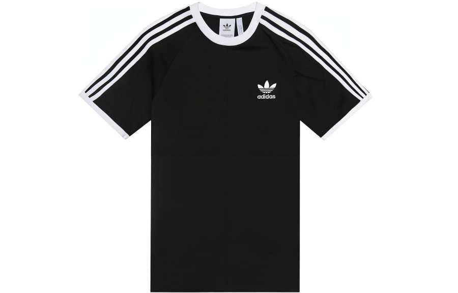 adidas originals Men 3-Stripes Tee Black