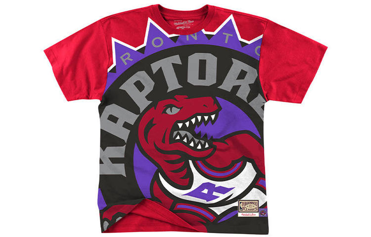 Mitchell Ness Mitchell Ness Set in Sleeve T Shirt Unisex Red