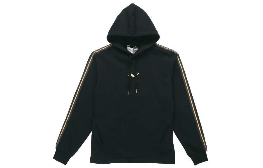 PUMA PUMA Sweatshirts Men's Black Hooded Moderate Regular