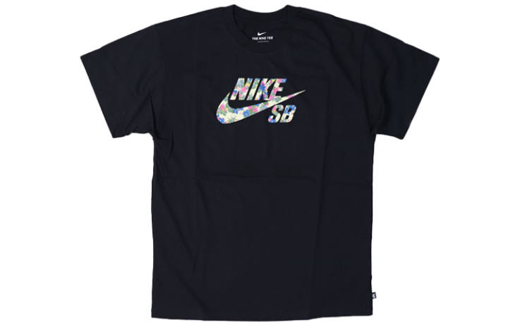 Nike Nike T Shirts Men's Black Crew Neck Moderate Straight Fit