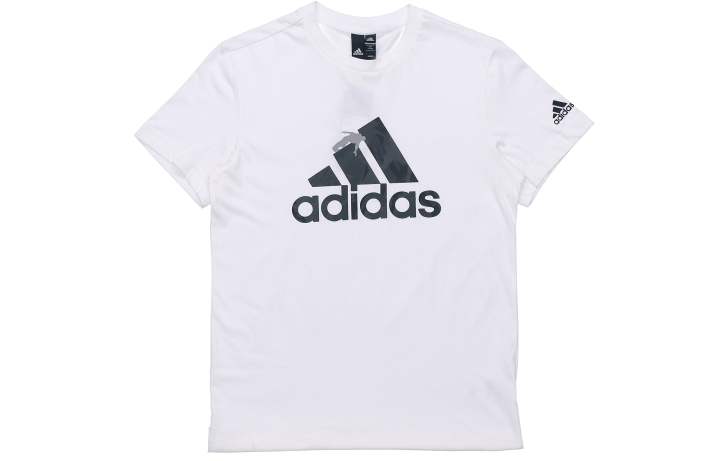 Adidas Adidas T Shirts Men's White Crew Neck Moderate
